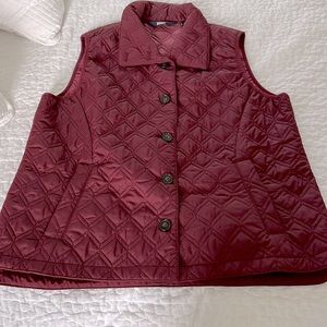 Lands end quilted vest